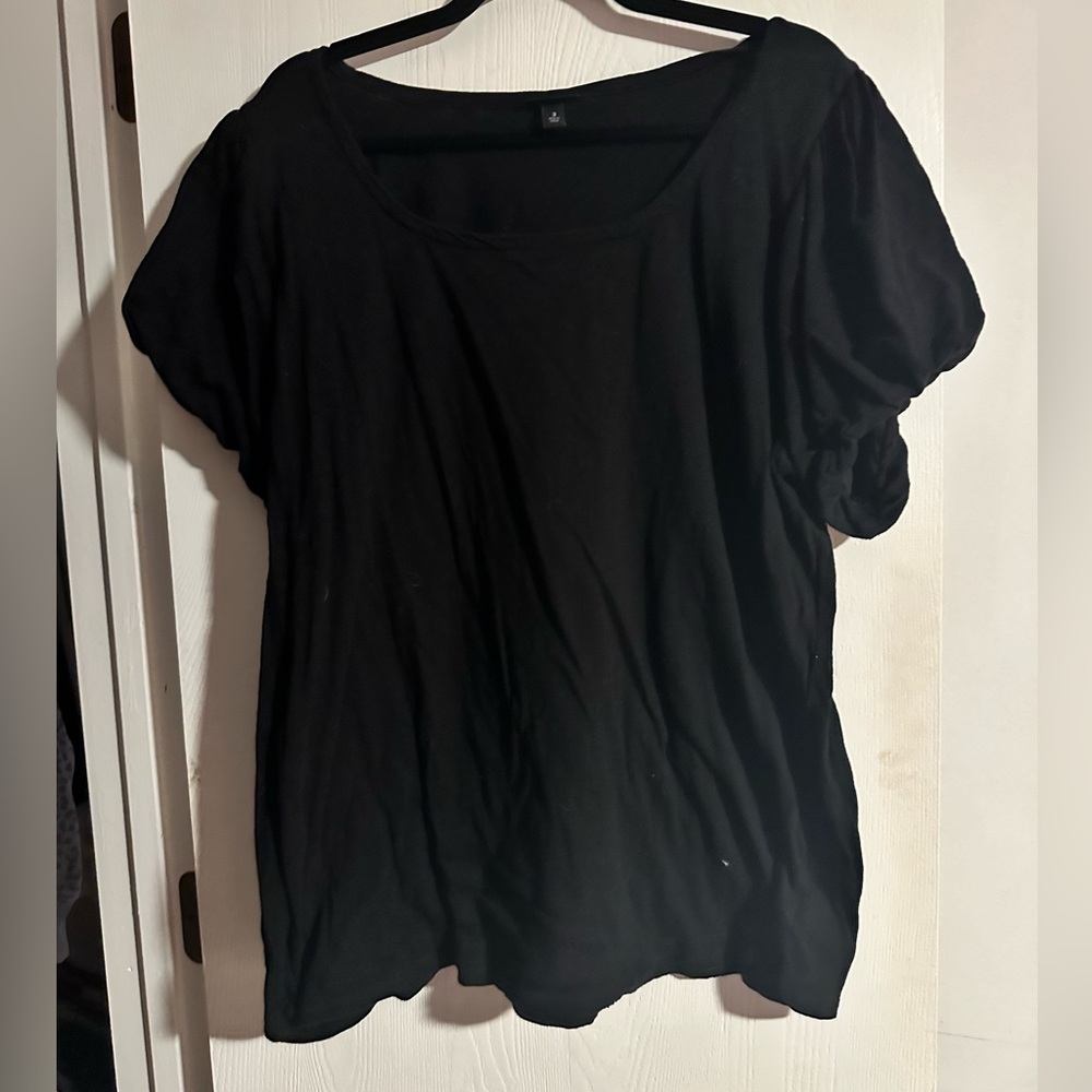 Torrid Black puff sleeve shirt 3